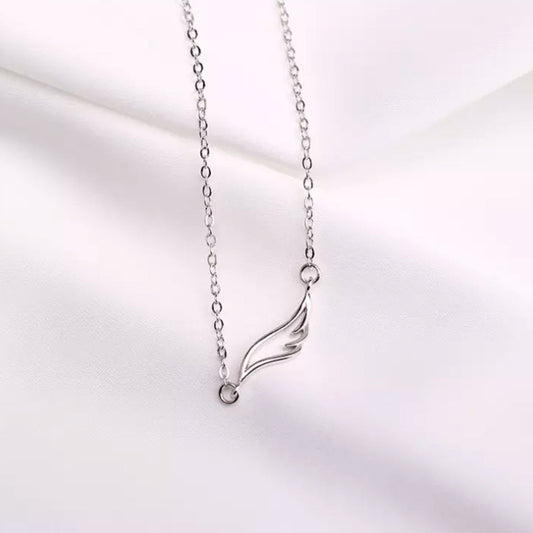 Angel Wing Necklace on a white background