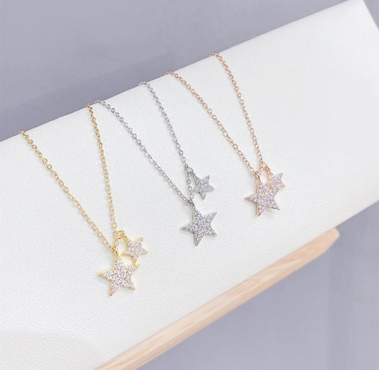 Double Star Necklace