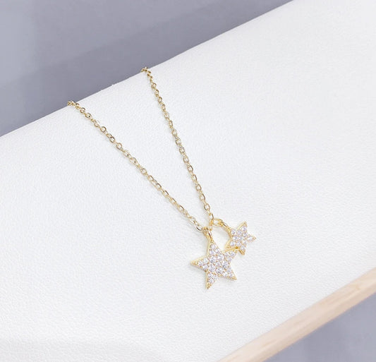 Double Star Necklace