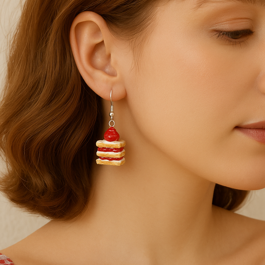 Strawberry Shortcake Layer Earrings