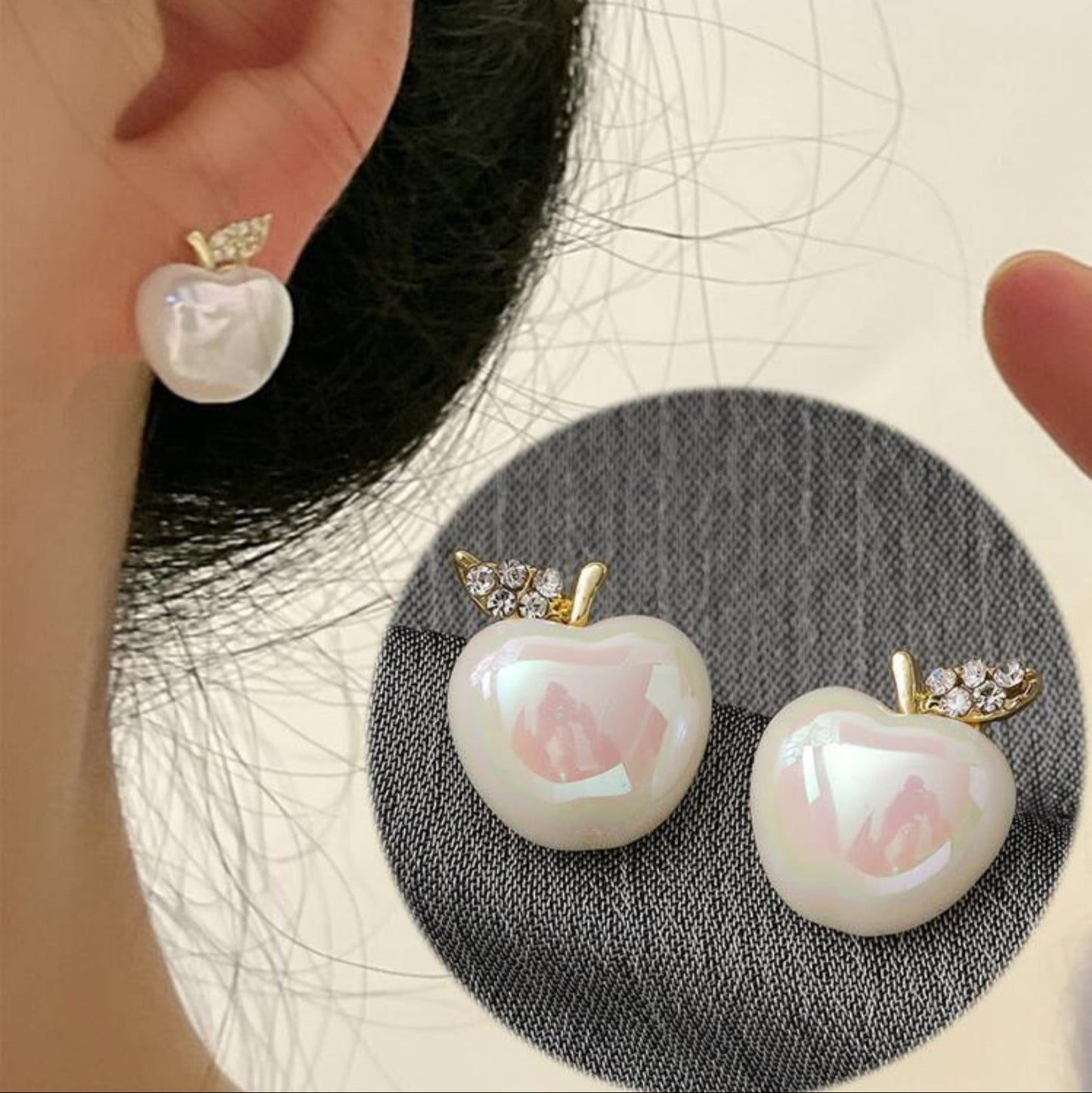Apple Stud Earrings