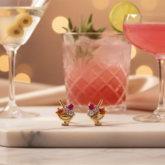 Mini Cocktail Gemstone Earrings