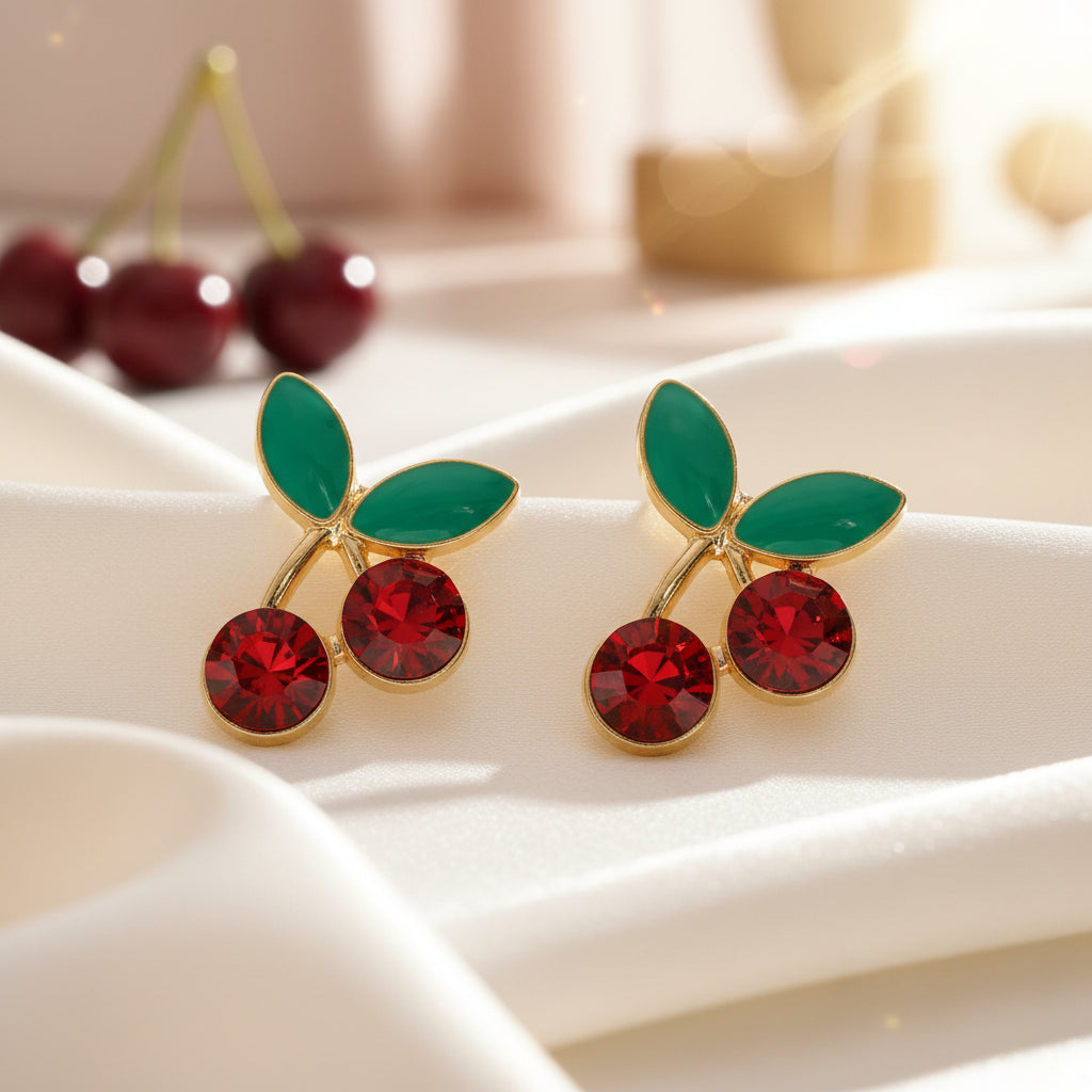 Red Cherry Earrings