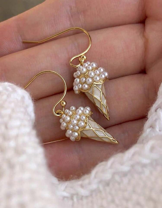 Ice Cream Cone Earrings