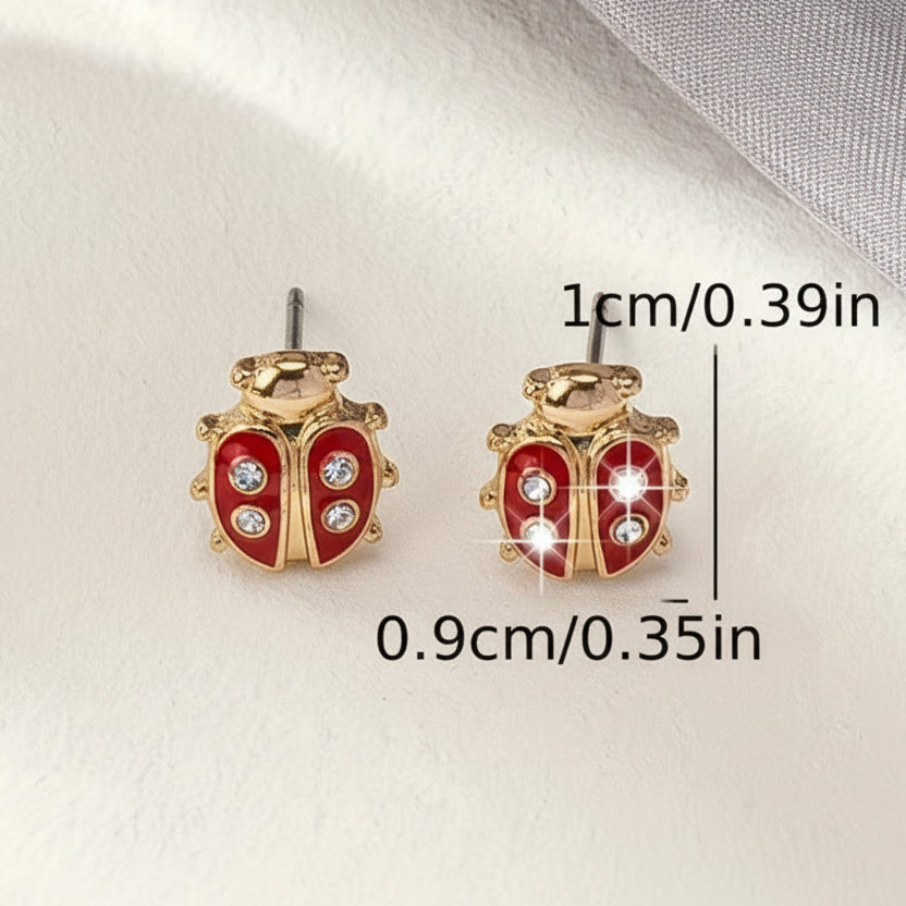 Little Lucky Ladybug Earrings