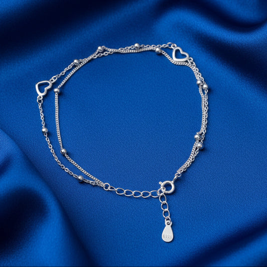 Layered Heart Bracelet