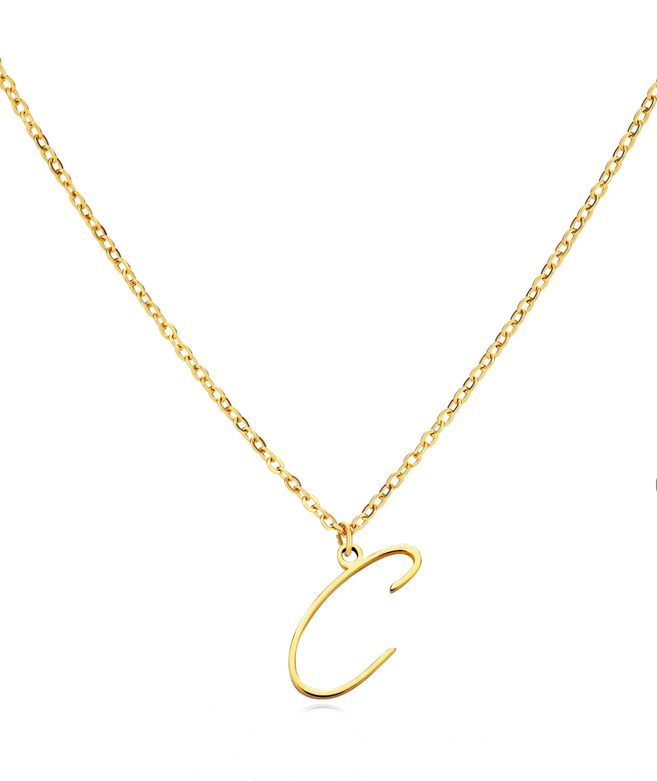 Cursive Initial Necklaces