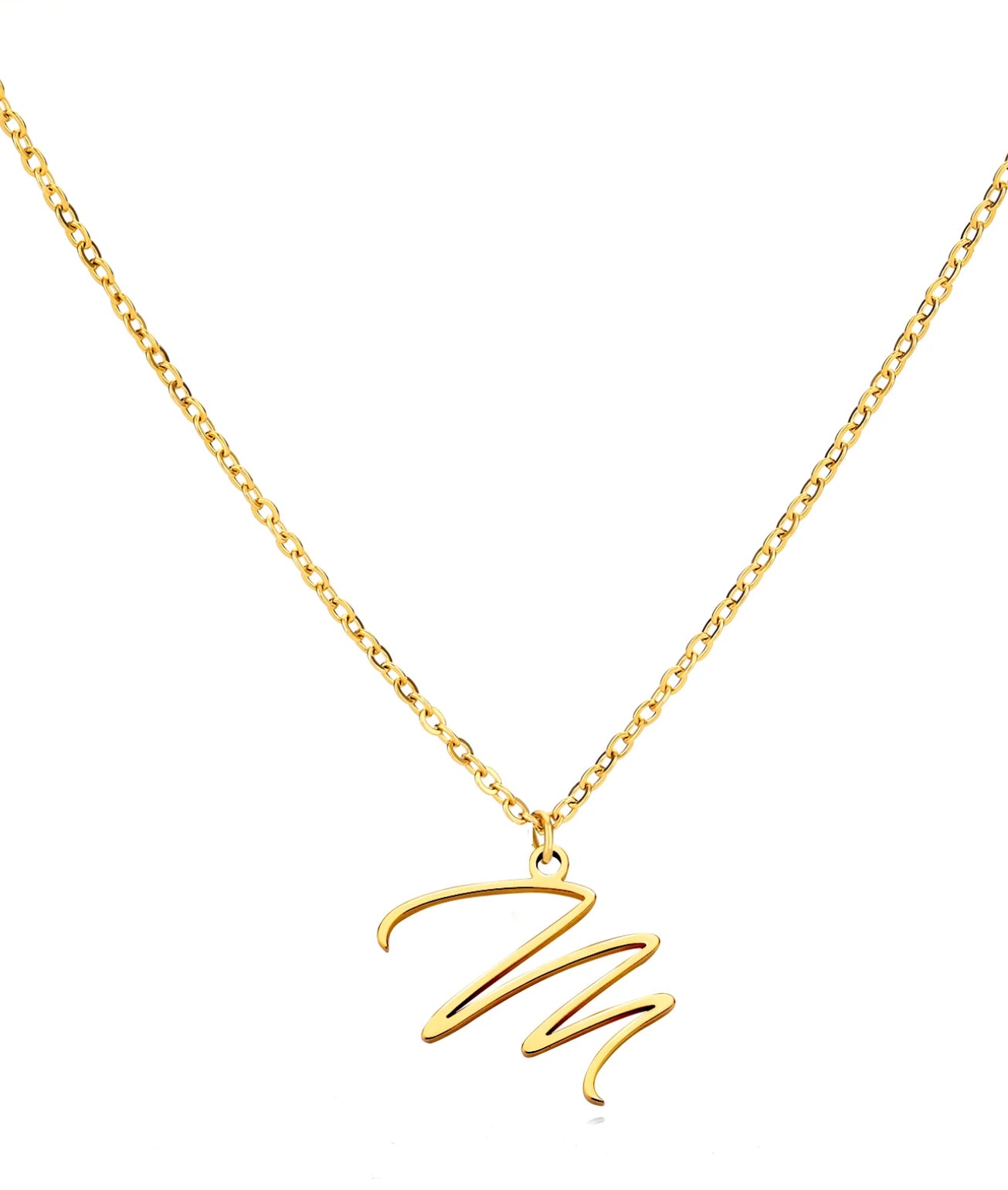 Cursive Initial Necklaces