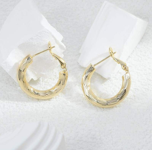Gold Hoop Earrings