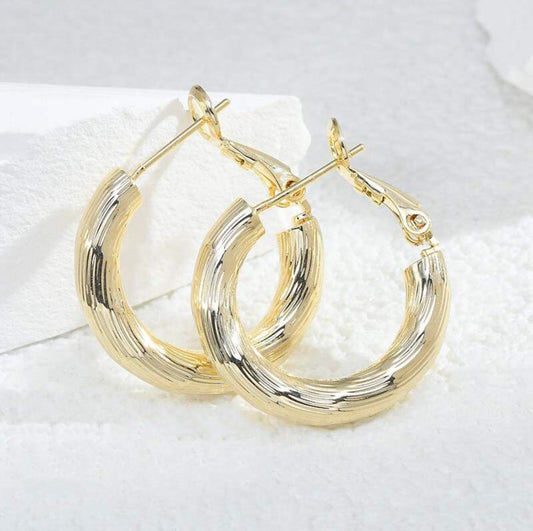 Gold Hoop Earrings