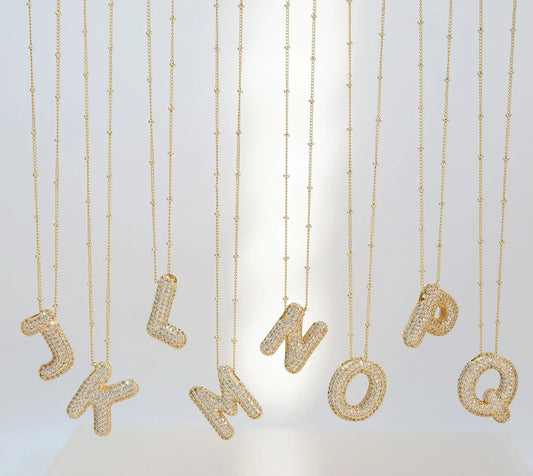 Initial Balloon Necklaces