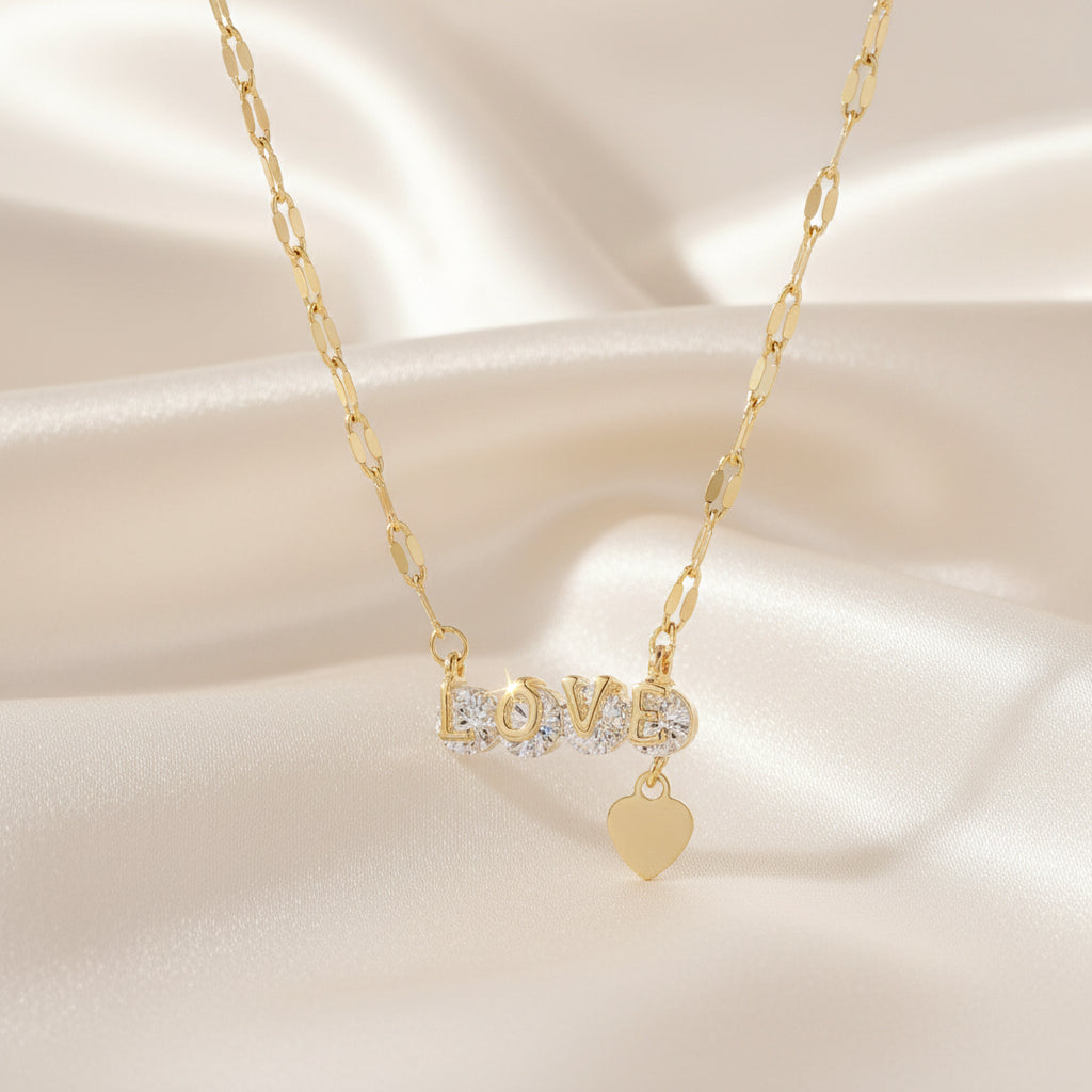 Love Heart Charm Necklace