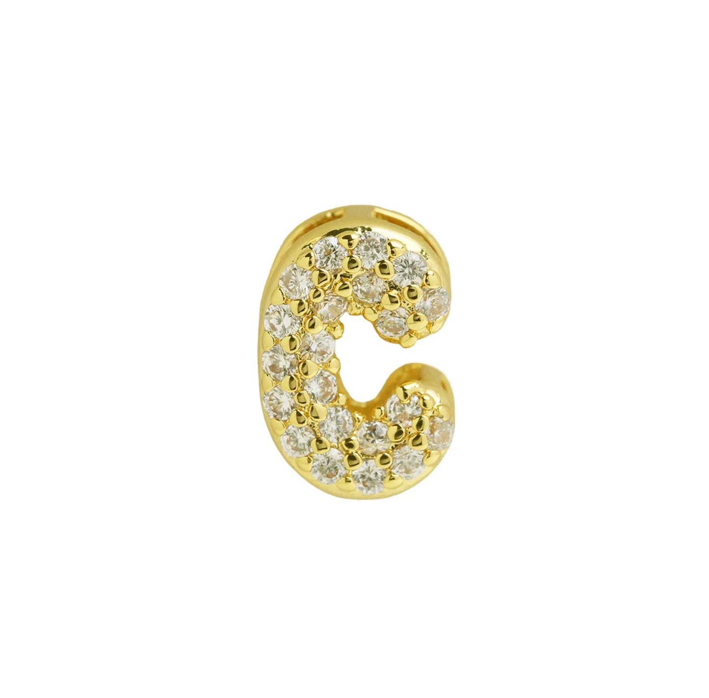 Mini Zircon Initial Necklace