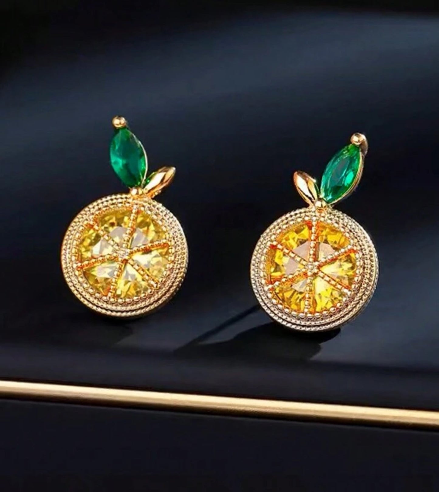 Lemon Gem Earrings