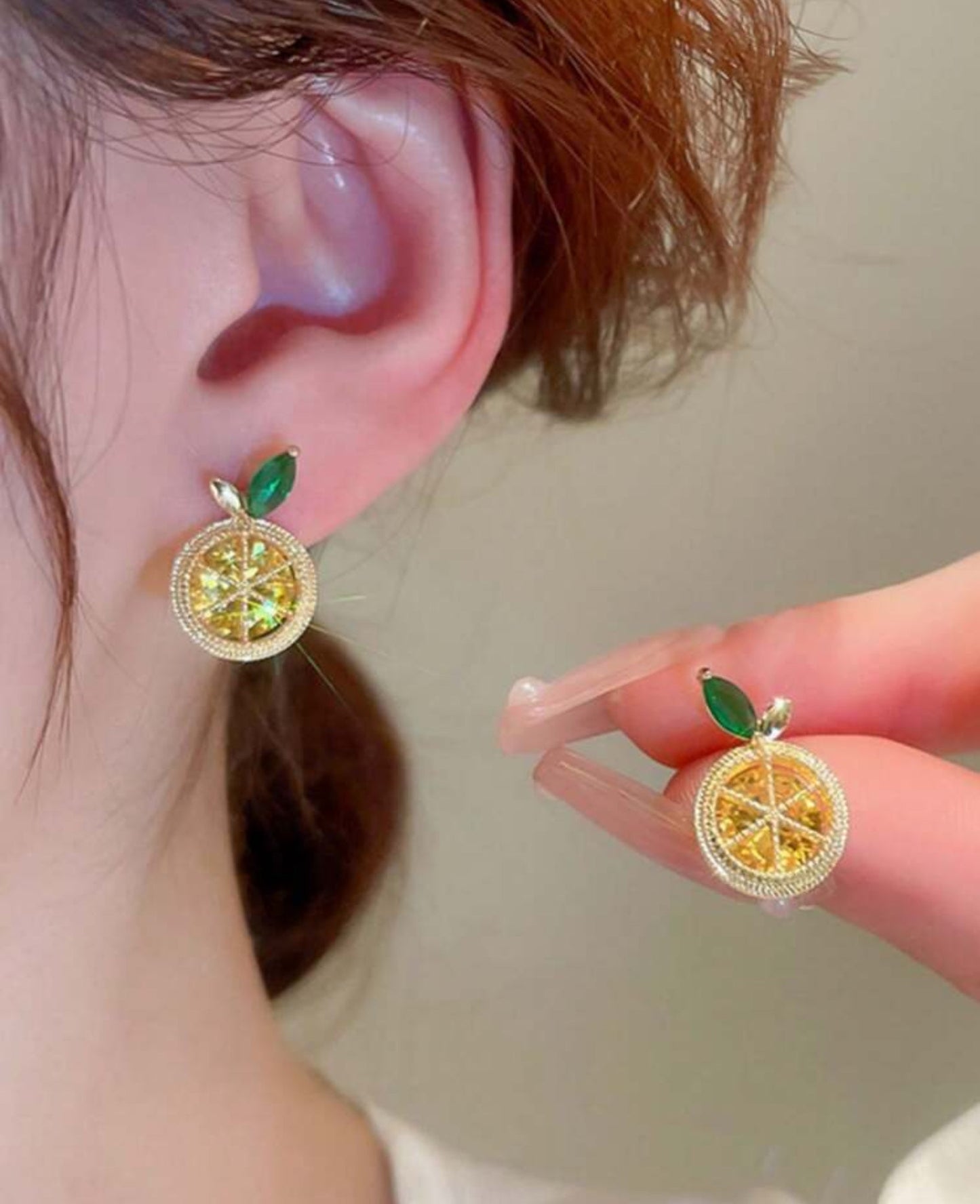 Lemon Gem Earrings