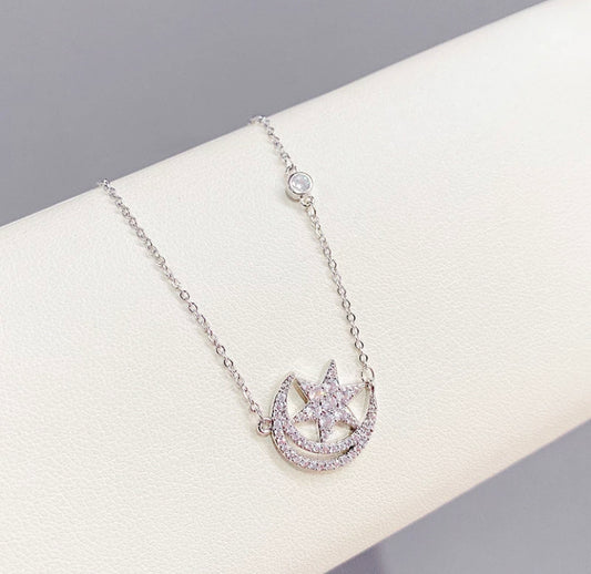 Moon Star Necklace