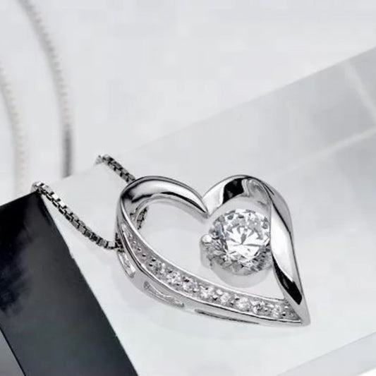 CZ Heart Necklace