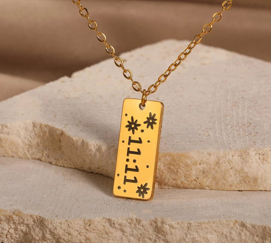 Make a Wish 11:11  Necklace