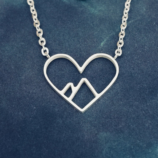 Mountain Heart Necklace