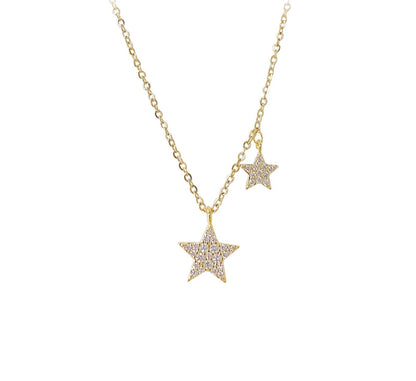 Double Star Necklace