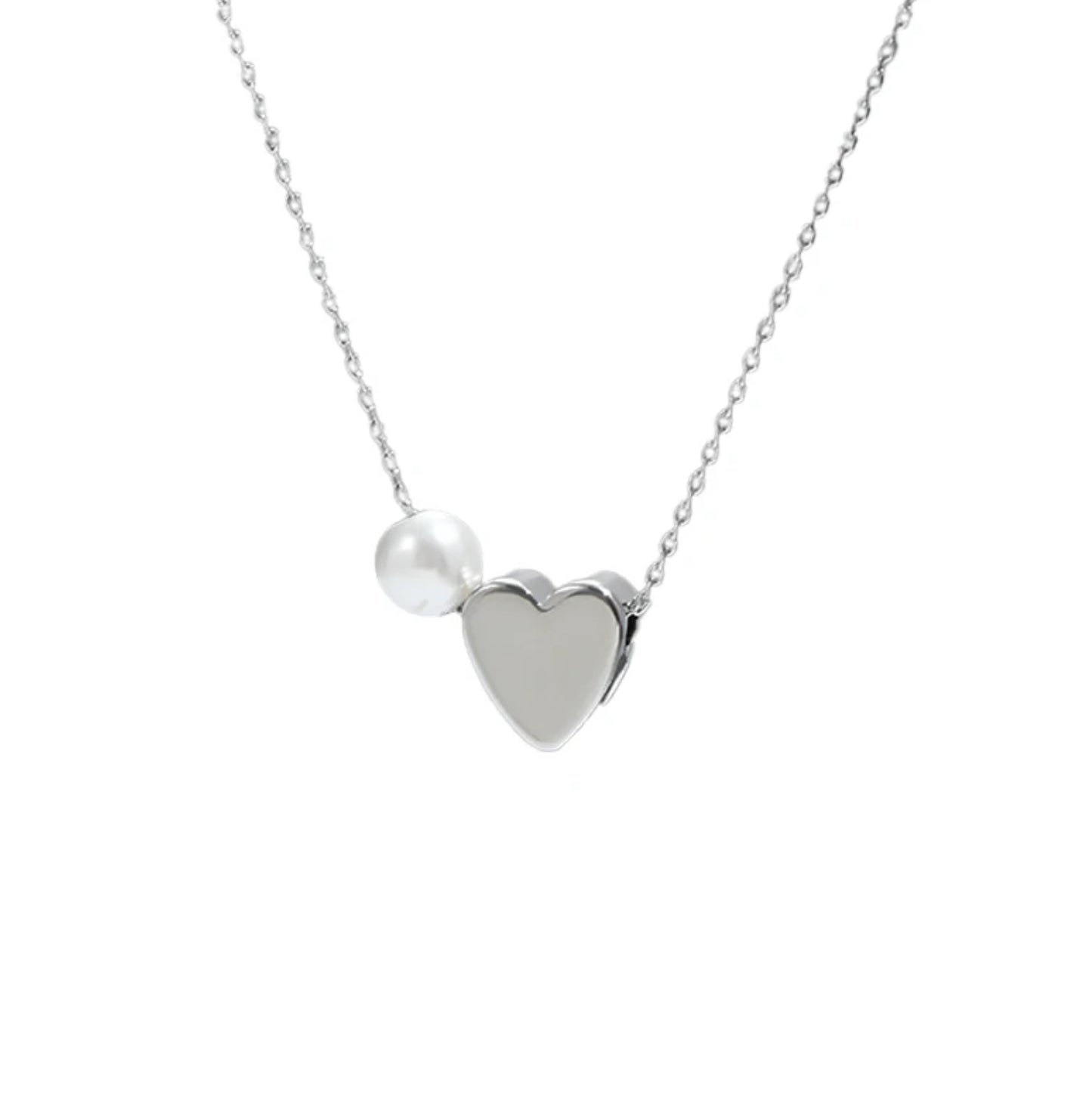 Heart Pearl Necklace