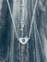Load image into Gallery viewer, G Initial Heart Necklace