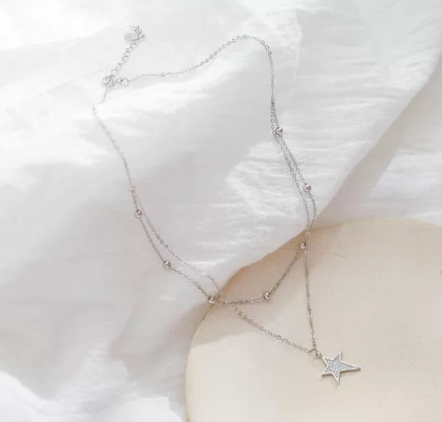 Layered Star Choker Necklace
