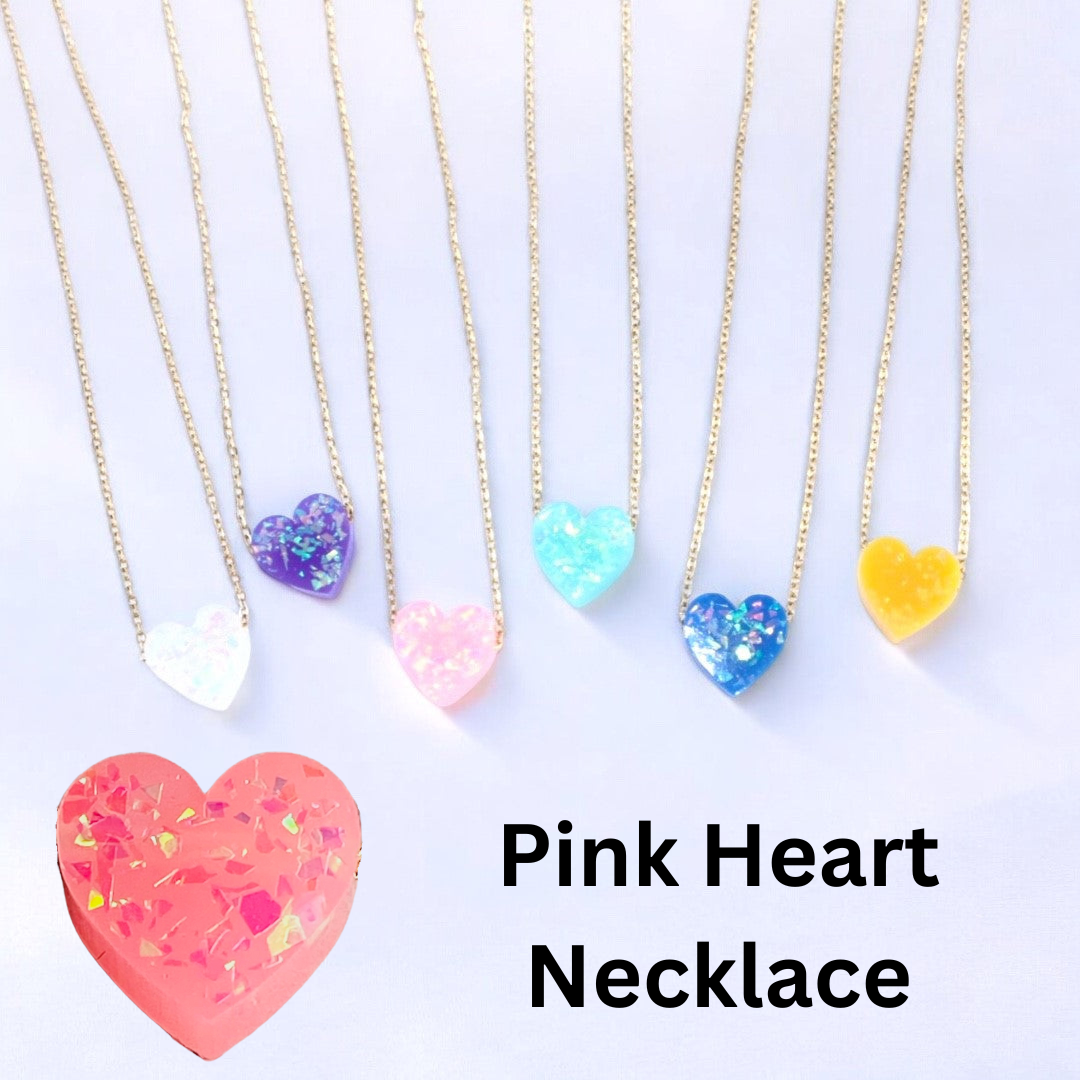 Iridescent Heart Necklace