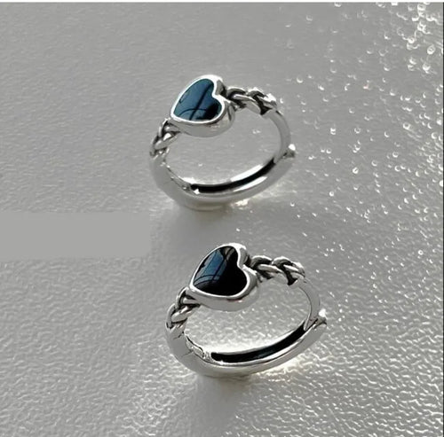 Heart Hoop Earrings