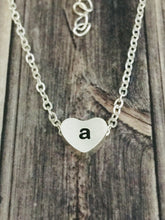 Load image into Gallery viewer, a Initial Heart Necklace