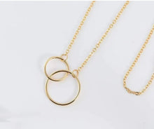 Load image into Gallery viewer, Gold Circle Necklace