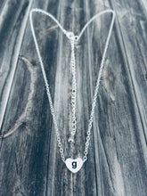 Load image into Gallery viewer, G Initial Heart Necklace