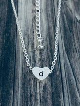 Load image into Gallery viewer, d Initial Heart Necklace