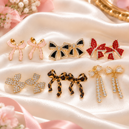 All About Bows 6-Pair Earring Gift Bundle
