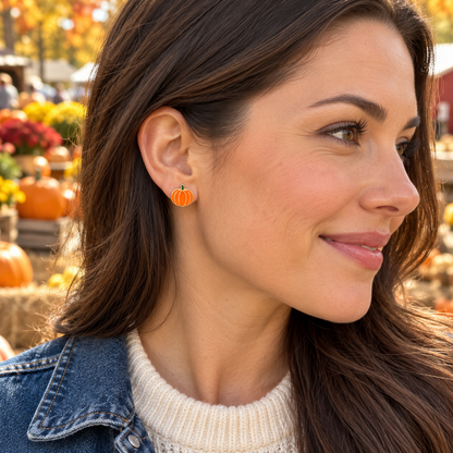 Pumpkin & Maple Leaf Earring Bundle