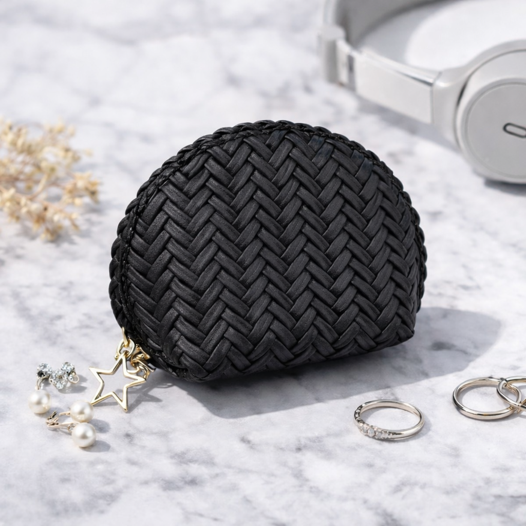 Mini Weave Jewelry Pouch