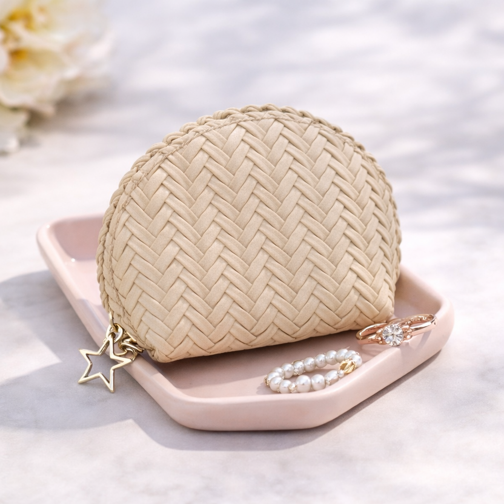 Mini Weave Jewelry Pouch