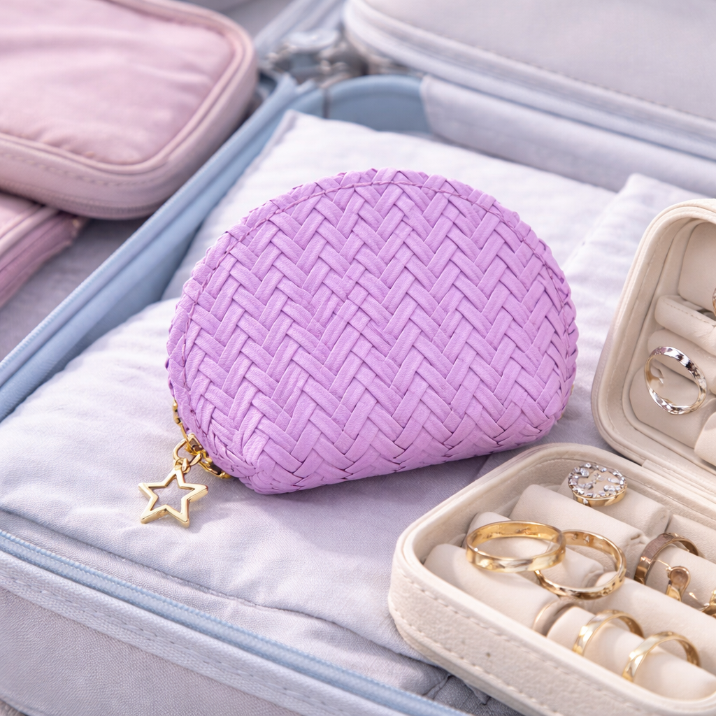 Mini Weave Jewelry Pouch