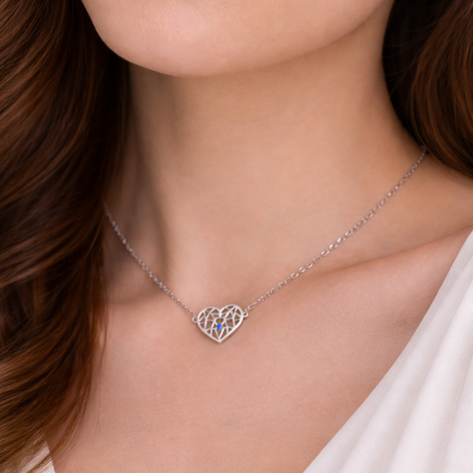 Origami Heart Necklace