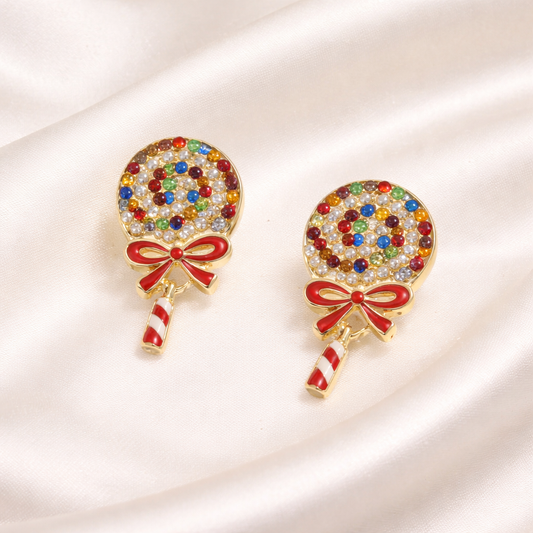Lollipop Gem Earrings