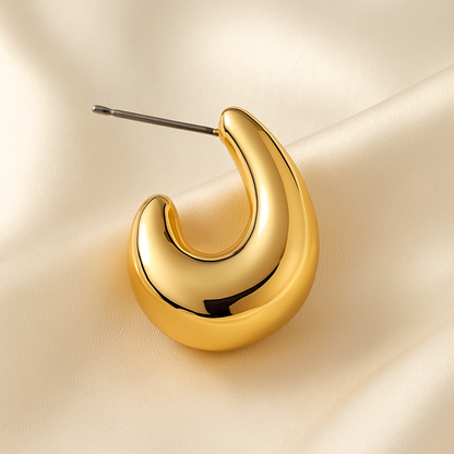 Gold Teardrop Earrings