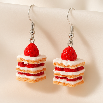 Strawberry Shortcake Layer Earrings