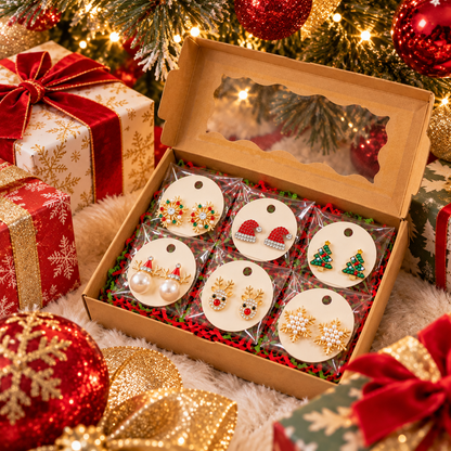 Christmas Favorites 6-Pair Earring Gift Bundle