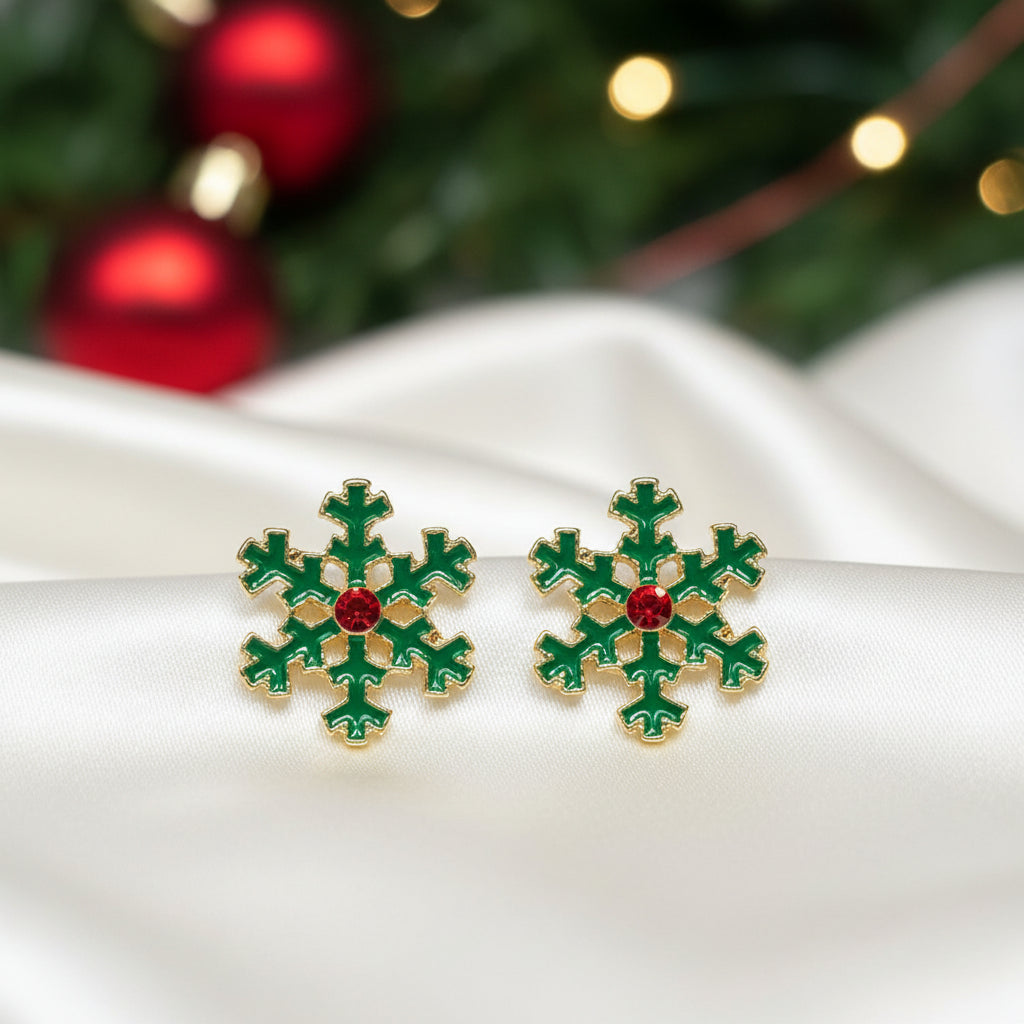 Christmas Snowflake Earrings