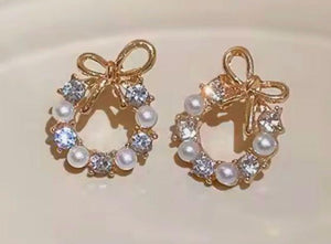 Bow Wreath Earrings
