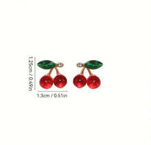 Load image into Gallery viewer, Cherry Earrings
