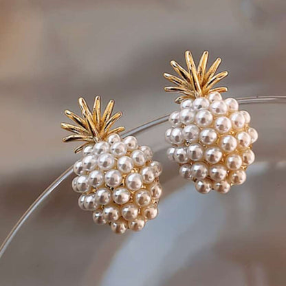 Grape & Pineapple Pearl Earrings Bundle