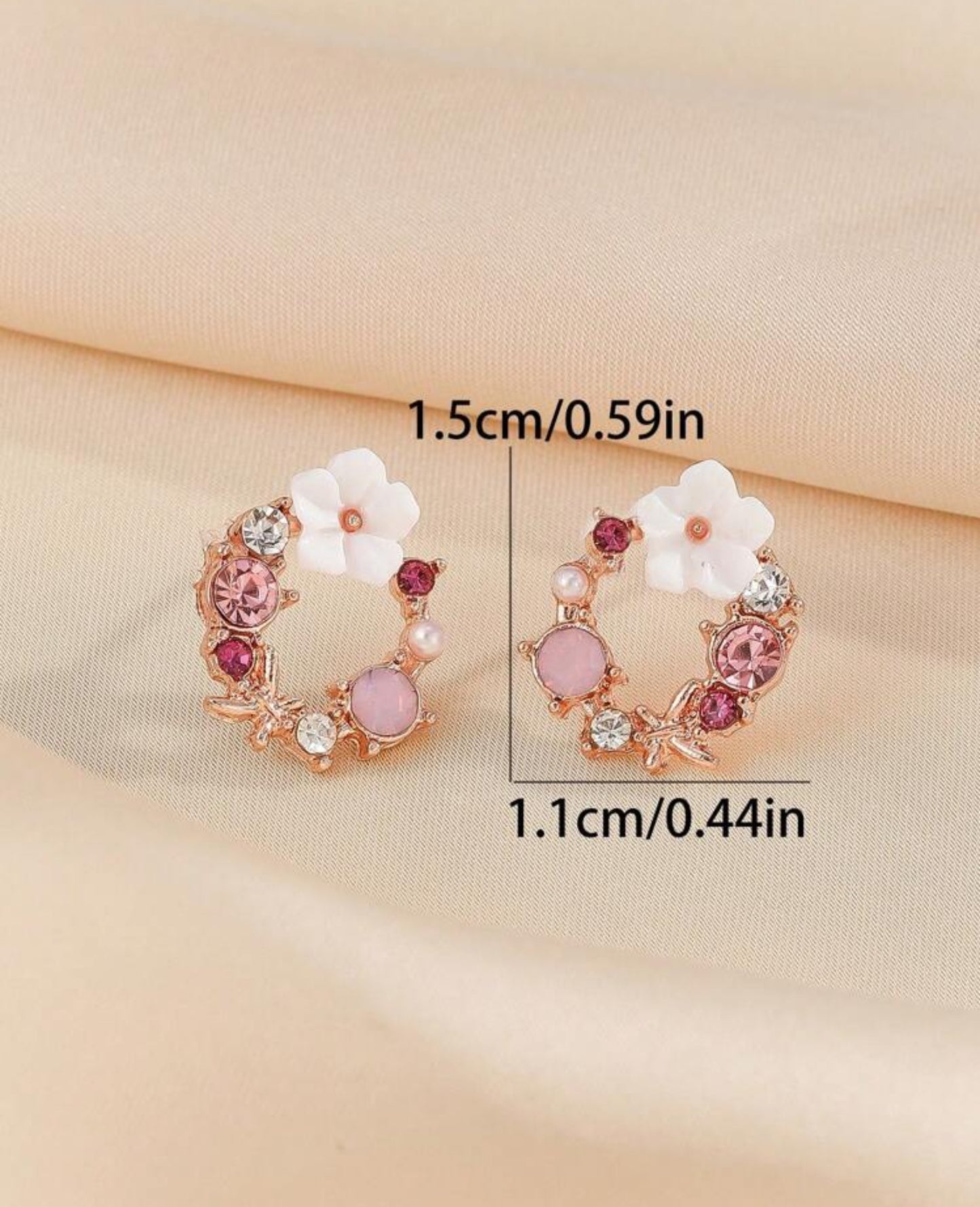 Flower Wreath Earrings