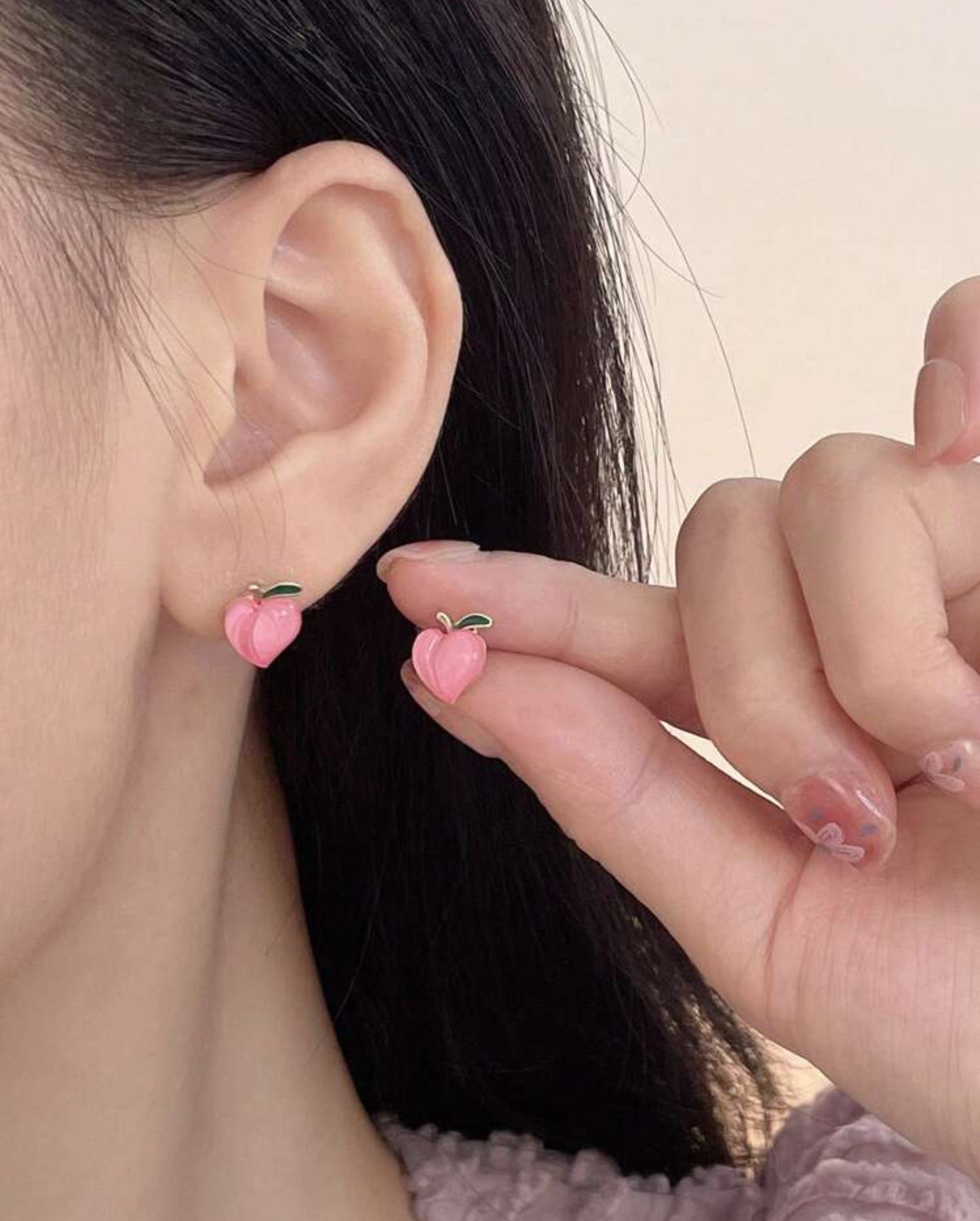 Peach Earrings