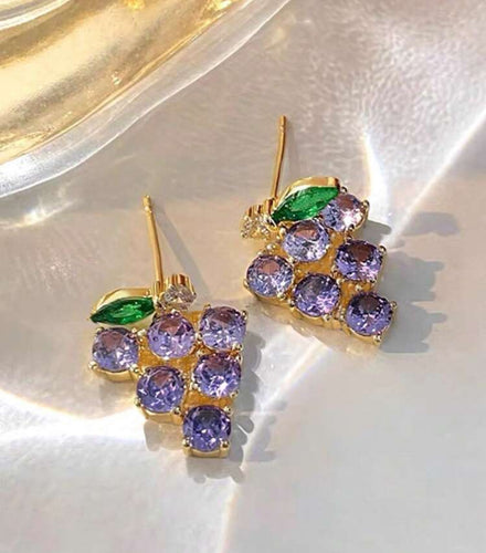 Grape Earrings